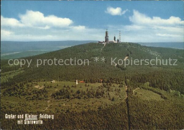 Feldberg Taunus Gr und Kl Feldberg mit Sternwarte