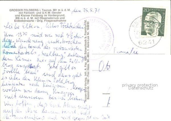 Feldberg Taunus Gr und Kl Feldberg mit Sternwarte – Bild 2