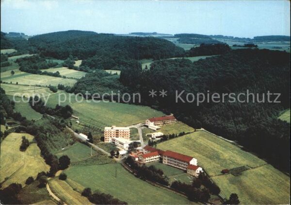 Neukirchen Knuellgebirge Waldsanatorium Urbachtal Fliegeraufnahm