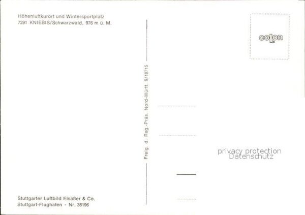 Kniebis Freudenstadt Fliegeraufnahme – Bild 2