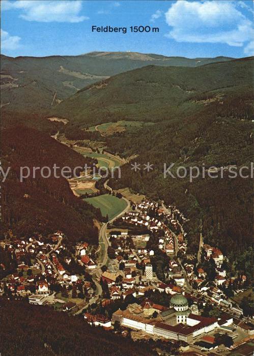 St Blasien mit Feldberg Fliegeraufnahme