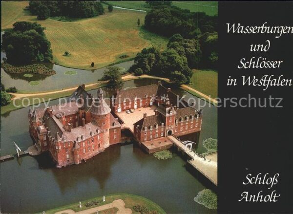 Isselburg Schloss Anholt Fliegeraufnahme
