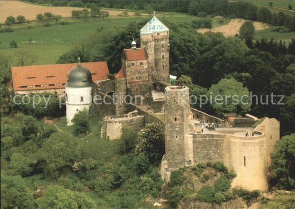 Stolpen Burg Stolpen Fliegeraufnahme