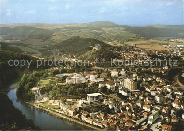 Bad Muenster Stein Ebernburg Blick von der Gans
