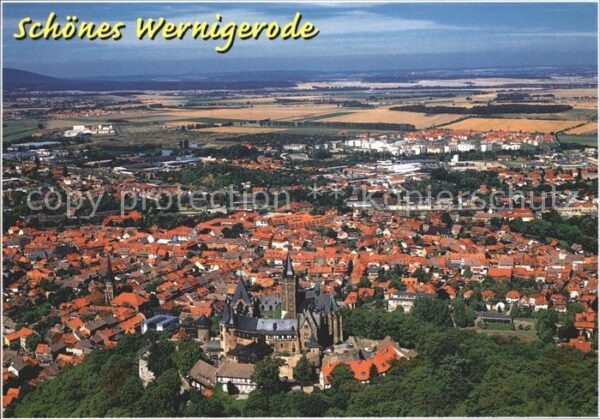 Wernigerode Harz Fliegeraufnahme