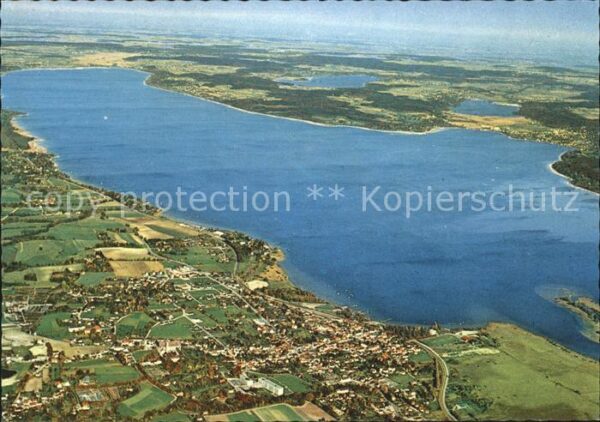 Ammersee mit Diessen und Herrsching Fliegeraufna