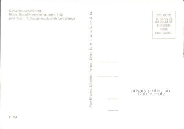 Ochsenhausen Ehem Benediktinerkloster Fliegeraufnahm – Bild 2