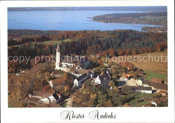 Andechs Kloster Andechs mit Ammersee Fliegerauf