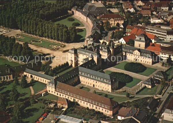 Schwetzingen Schloss mit Schlossgarten Fliegeraufnah