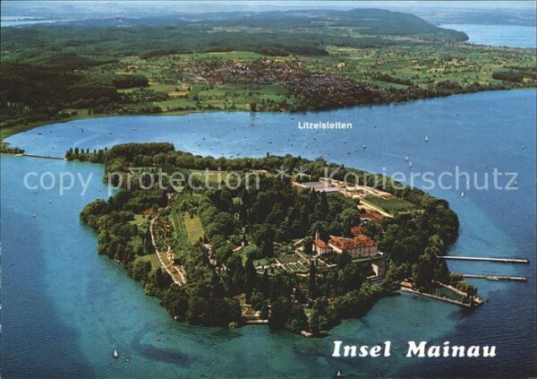 Insel Mainau im Bodensee mit Litzelstetten Fliegerau
