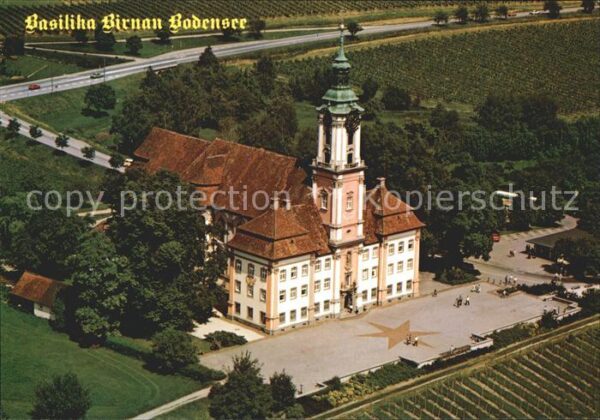 Birnau Basilika Birnau am Bodensee Fliegeraufn