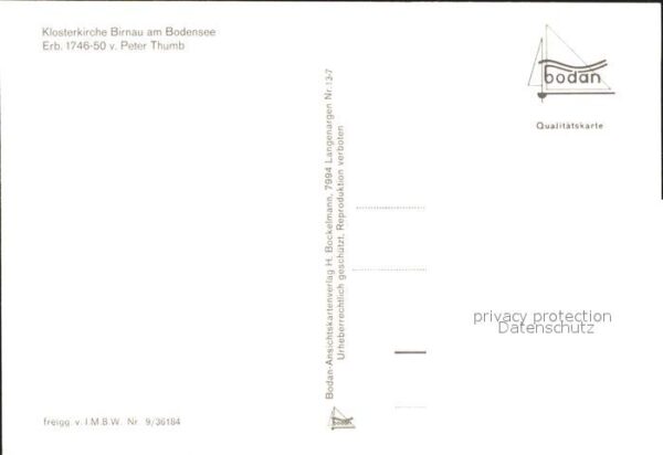 Birnau Klosterkirche am Bodense Fliegeraufnahm – Bild 2
