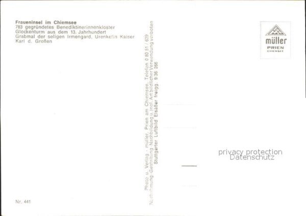 Frauenchiemsee Benediktinerinnen Kloster Fliegeraufnah – Bild 2
