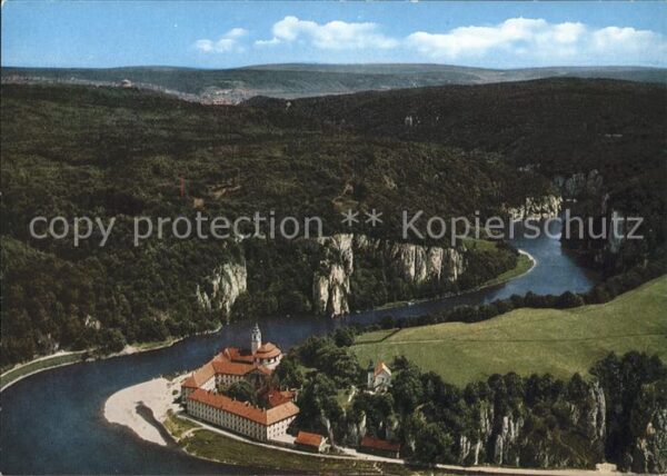 Weltenburg Kelheim Kloster Weltenburg mit Donaudurchbruch
