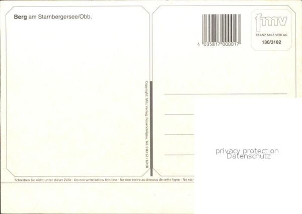 Berg Starnberg mit Starnbergersee Fliegeraufnahme – Bild 2