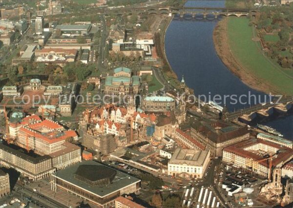 Dresden Altstadt Fliegeraufnahme