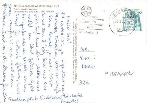 Westerland Sylt Fliegeraufnahme – Bild 2