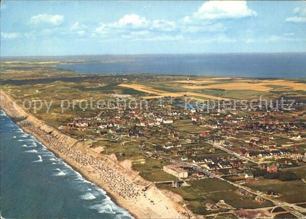 Wenningstedt Sylt Fliegeraufnahme