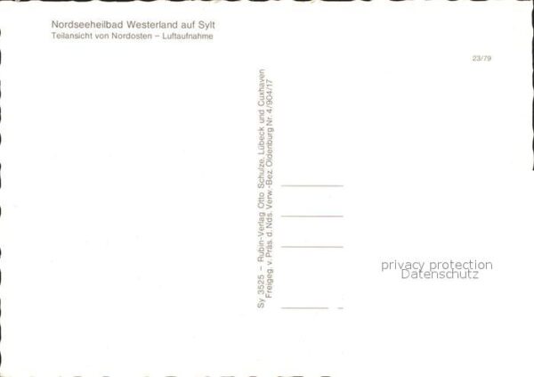 Westerland Sylt Fliegeraufnahme – Bild 2