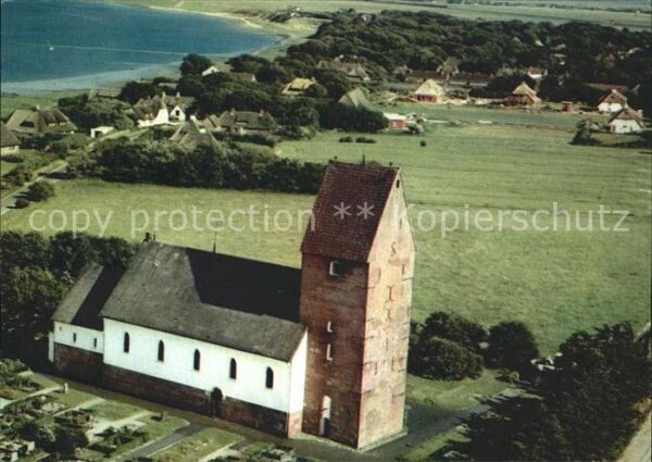 Keitum Sylt Kirche Fliegeraufnahme