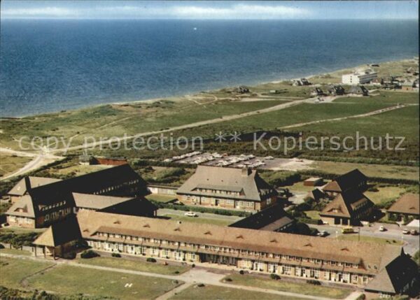 Westerland Sylt Nordseeklinik Fliegeraufnahme