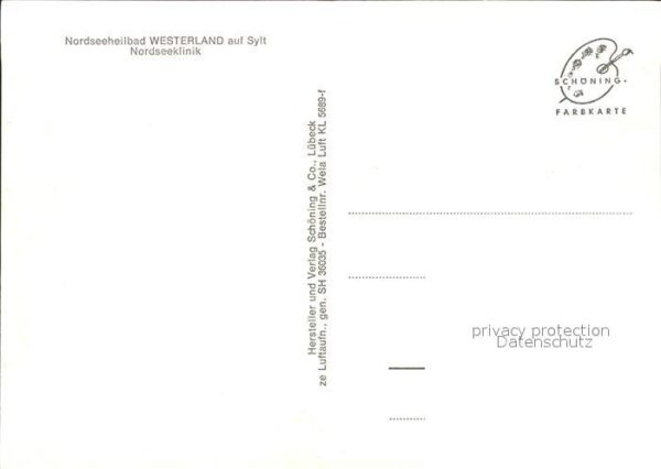 Westerland Sylt Nordseeklinik Fliegeraufnahme – Bild 2