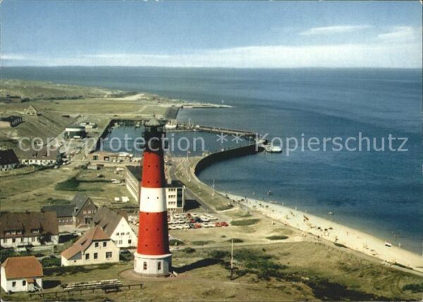 Hoernum Sylt Leuchtturm Fliegeraufnahme