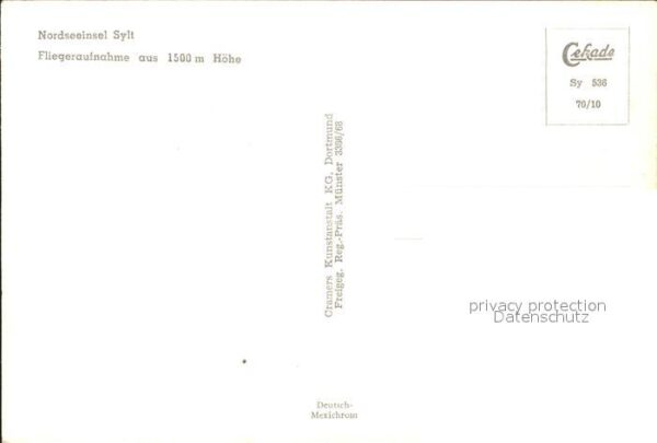 Insel Sylt Fliegeraufnahme – Bild 2