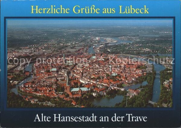 Luebeck Fliegeraufnahme