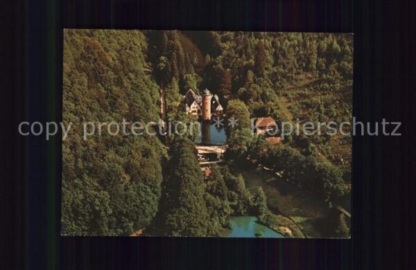 Mespelbrunn Schloss Mespelbrunn im Spessart Flieger