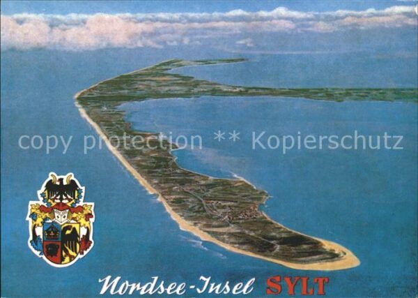 Insel Sylt Fliegeraufnahme