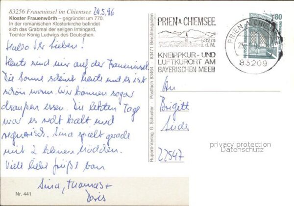 Frauenchiemsee Kloster Frauenwörth Fliegeraufnahme – Bild 2