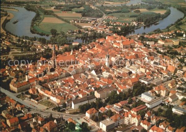 Straubing Donau Fliegeraufnahme
