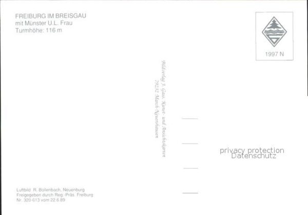 Freiburg Breisgau mit Münster Fliegeraufnahme – Bild 2