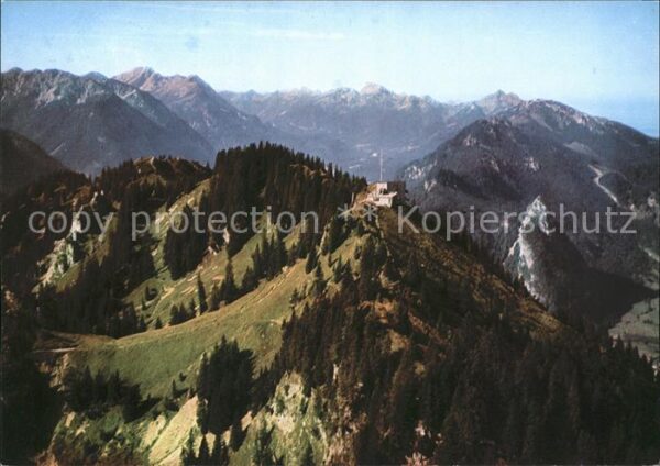Oberammergau Laber Berggaststätte mit Kofel Ammergeb