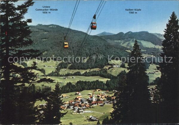 Seilbahn Kanzelwandbahn Riezlern Kleinwalstertal