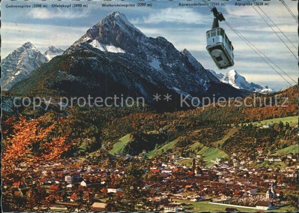 Seilbahn Karwendelbahn Mittenwald Wettersteingeb