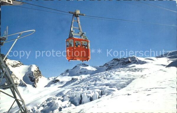 Seilbahn Spielboden-Längfluh Saas-Fee Egginerjoc