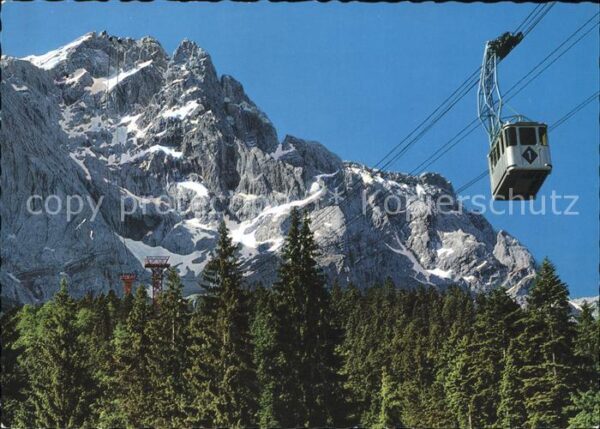 Seilbahn Eibsee Zugspitzgipfel Zugspitze