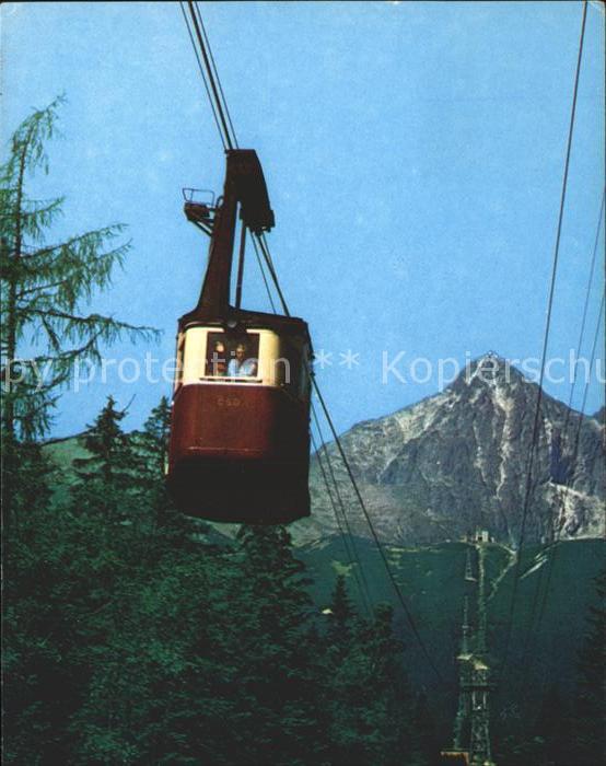 Seilbahn Vysoke Tatry Hohe Tatra Lanovka na Lomn