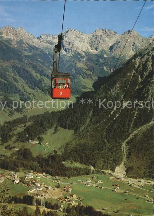 Seilbahn Walmendingerhornbahn Mittelberg Hammers