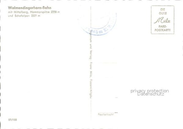 Seilbahn Walmendingerhornbahn Mittelberg Hammers – Bild 2