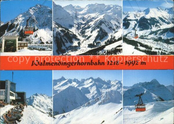 Seilbahn Walmendingerhornbahn Kleinwalsertal Mit