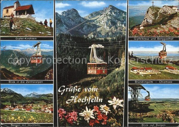 Seilbahn Hochfelln Bründlingalm Chiemsee Gipfelk