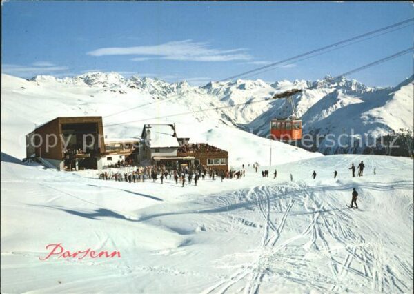 Seilbahn Davos-Parsenn Parsennhütte Silvrettagru