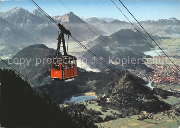 Seilbahn Tegelbergbahn Schwangau-Füssen Brentenj