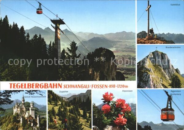 Seilbahn Tegelbergbahn Schwangau Füssen Schloss