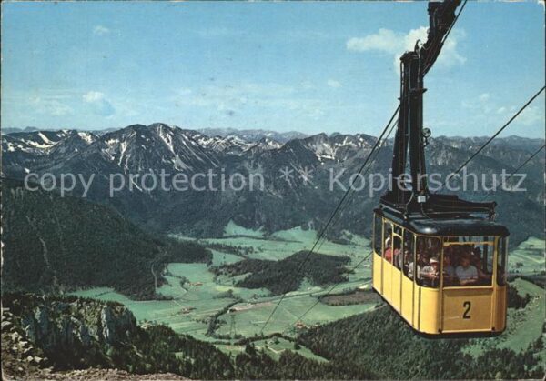 Seilbahn Rothwand Miesing Spitzingsee