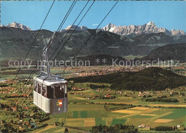 Seilbahn Kanzelbahn Villach Julische Alpen Manga