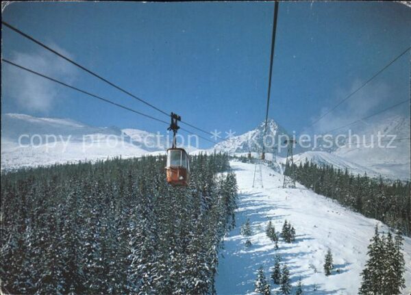 Seilbahn Visuta lanovka na Lomnicky stit